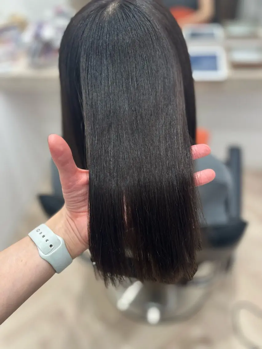 ミディアム カラー ブラウンカラー ナチュラルブラウン ヘアカラー トリートメント 🫧ぷる艶カラー🫧 Yuubi🦩のヘアスタイル