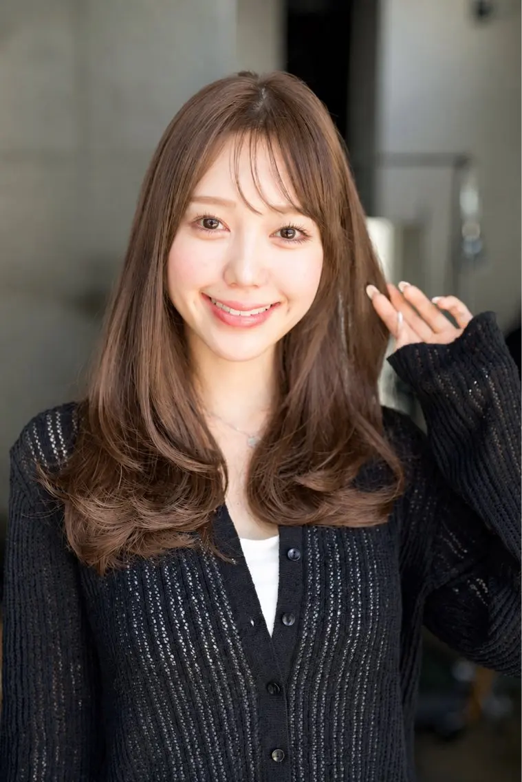 ロング カラー ヘアアレンジ 縮毛矯正 縮毛矯正・カラー特化 指名No.1shunのヘアスタイル