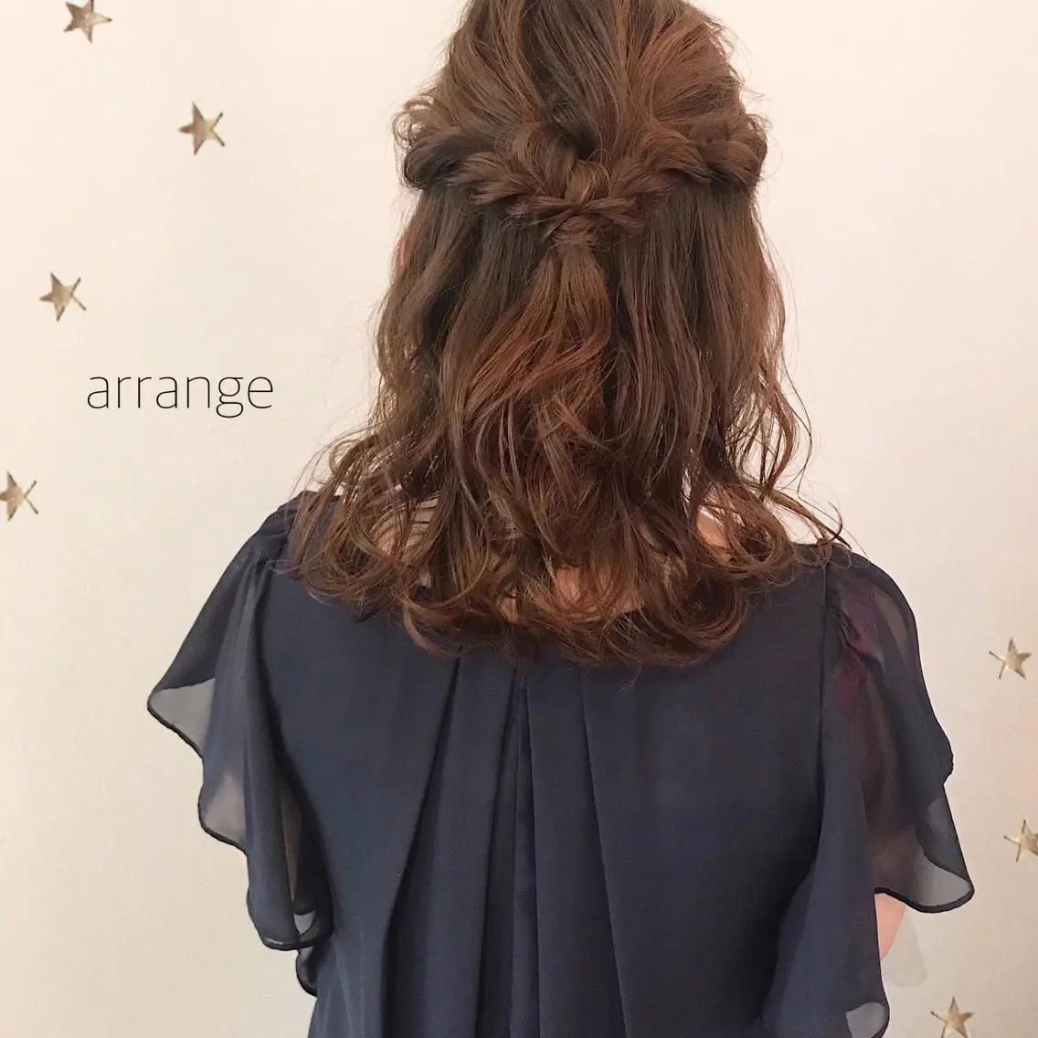 ミディアム ヘアアレンジ 市川 千夏のヘアスタイル