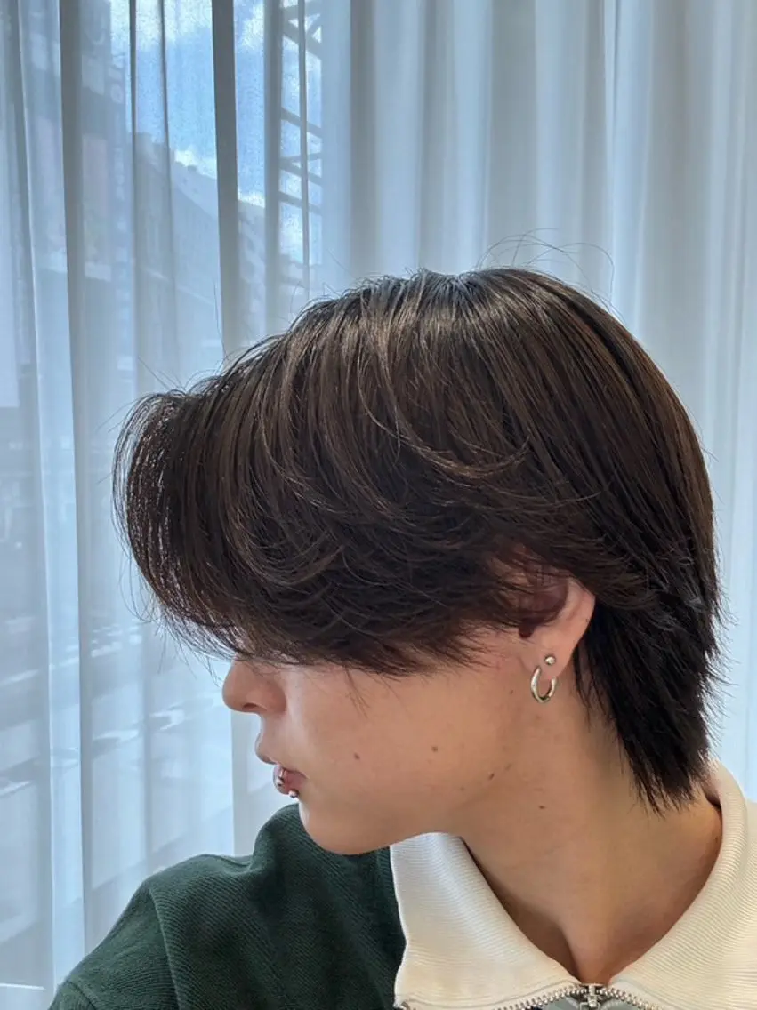 💙韓国風毛流れパーマ💙➕メンズカット➕眉毛カットサービス✨の写真