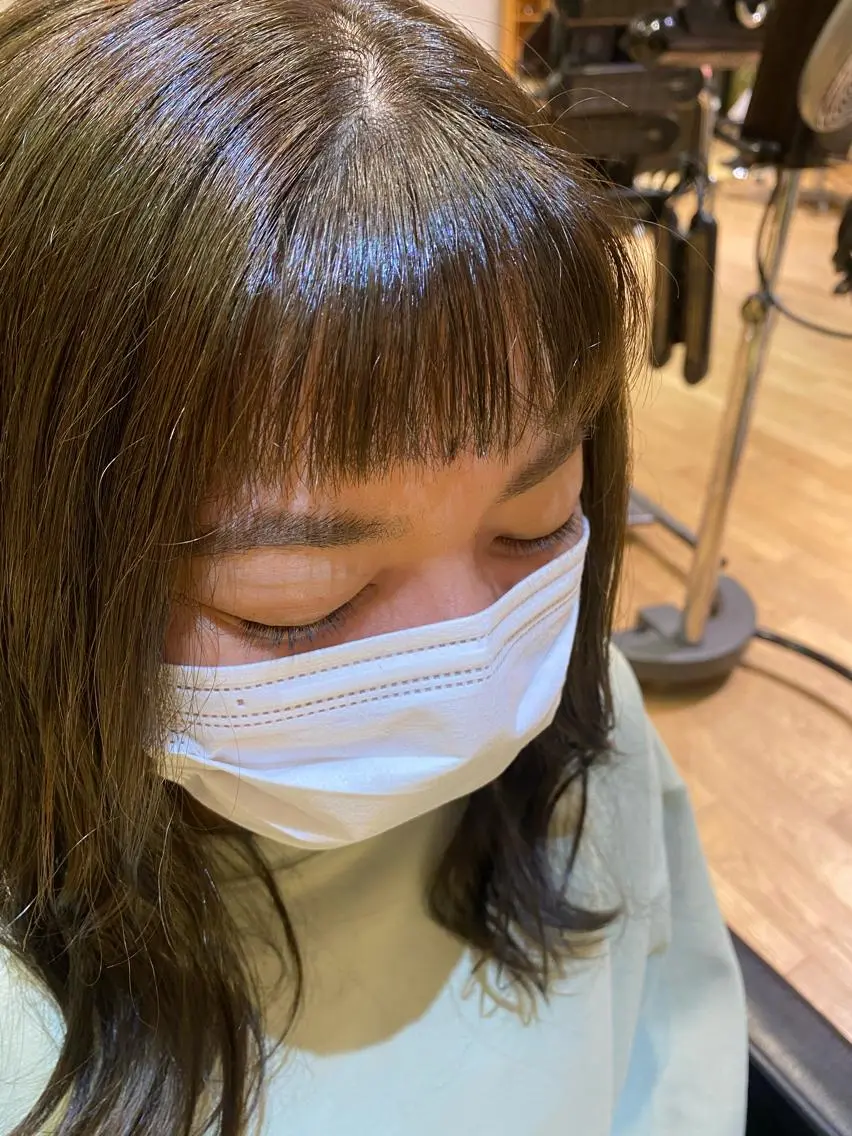 🍑前髪+顔まわりカット🍑の写真