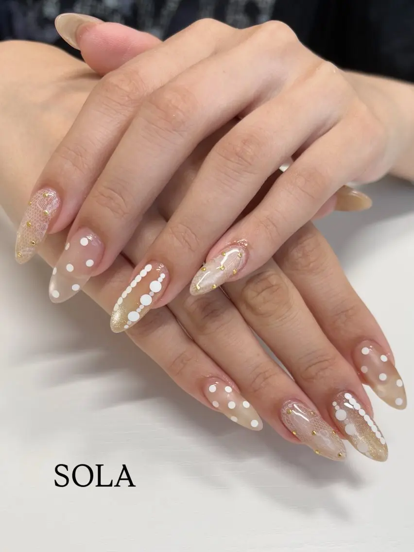 ネイル 持ち込み ハンドネイル ほそかわ さき-SOLAのネイルデザイン