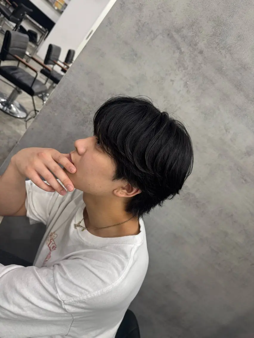 ヘアアレンジ メンズ カット メンズヘア カット、パーマ特化のヘアスタイル