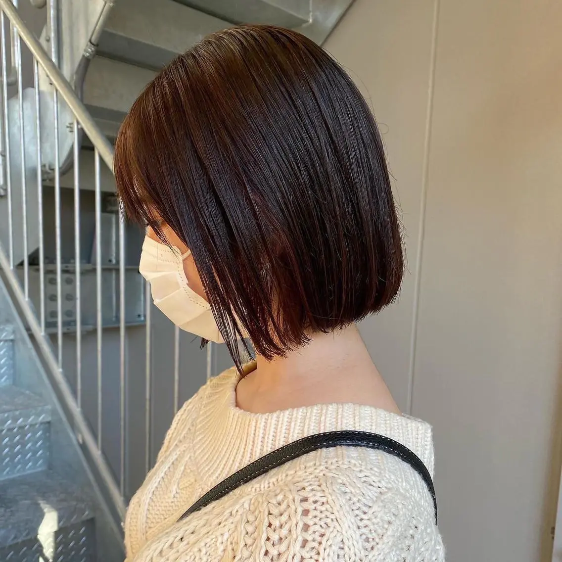 ショート カラー センターパート特化 井上健太のヘアスタイル