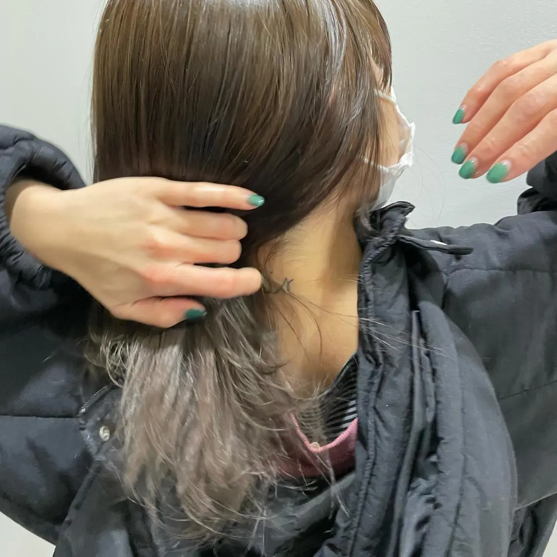 ミディアム nene .のヘアスタイル