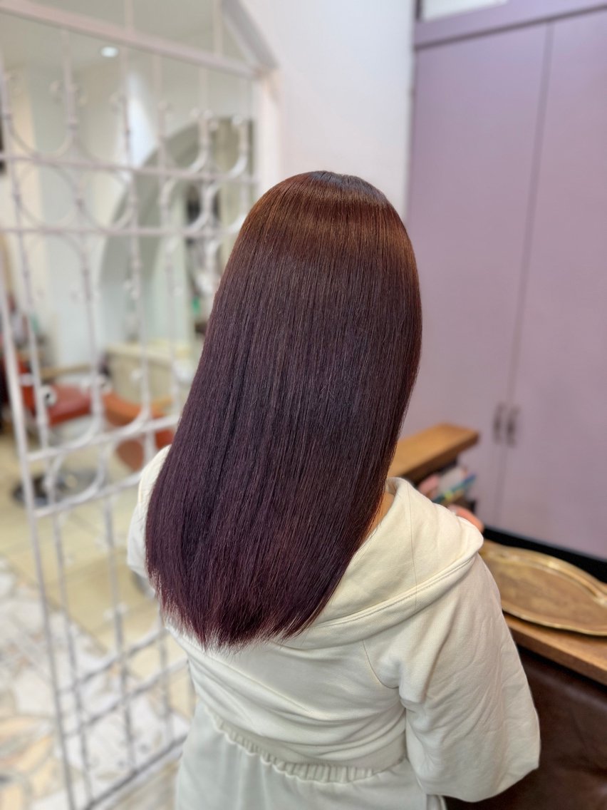 セミロング カラー ヘアカラー トリートメント 艶髪✨透明感 カラー/渋谷💐梓真のヘアスタイル