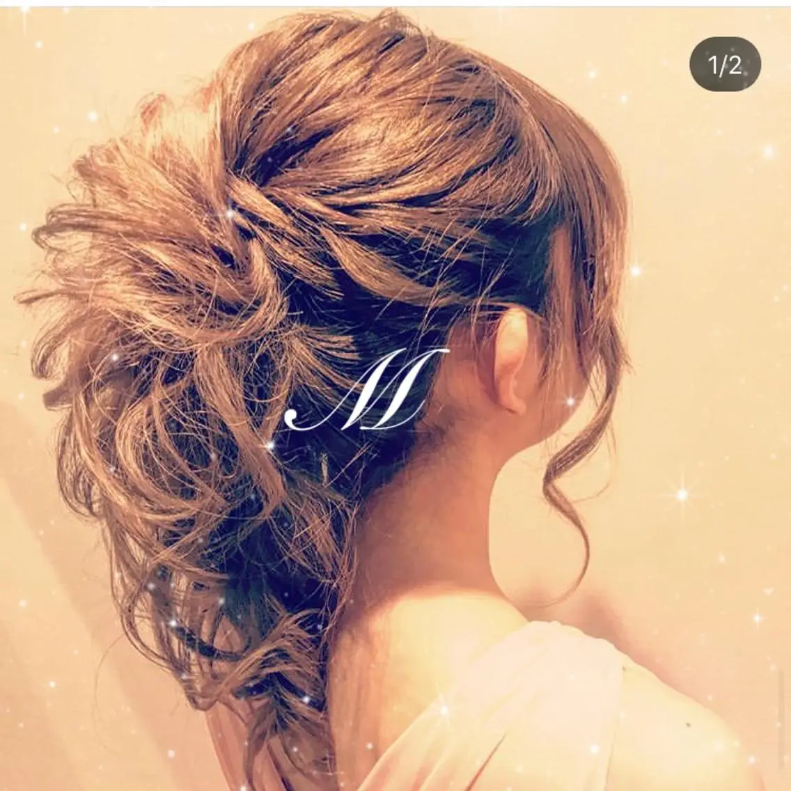 ヘアアレンジ ポニーテール ヘアセット K Yumiのマツエク・マツパデザイン