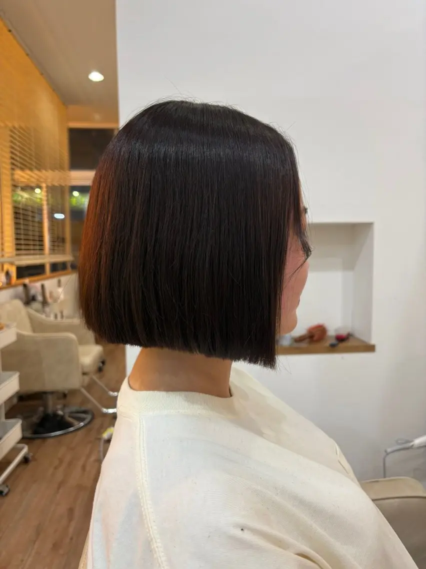 ショート ボブ 松井 悠希のヘアスタイル