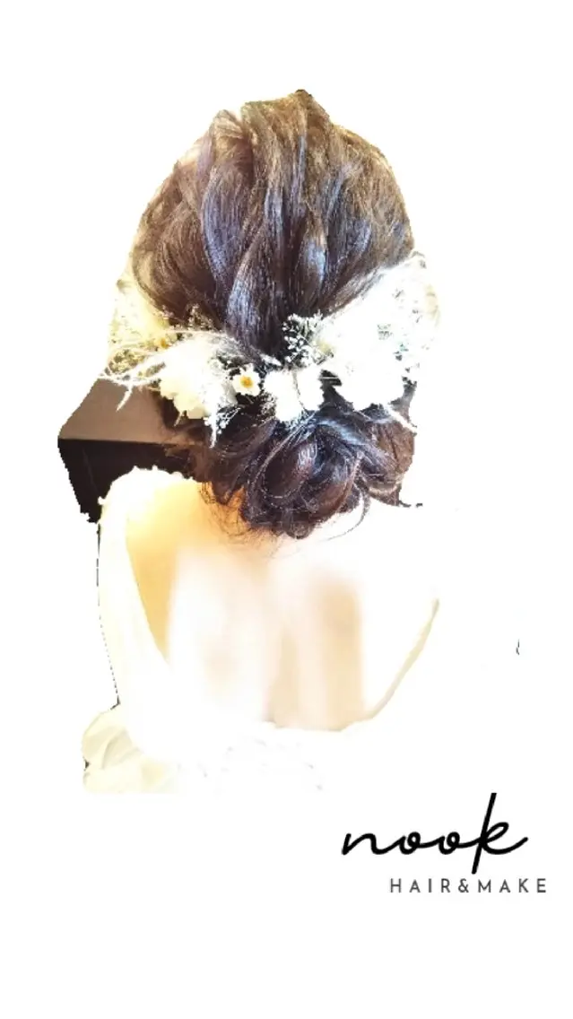ヘアアレンジ hair&make nookのヘアスタイル