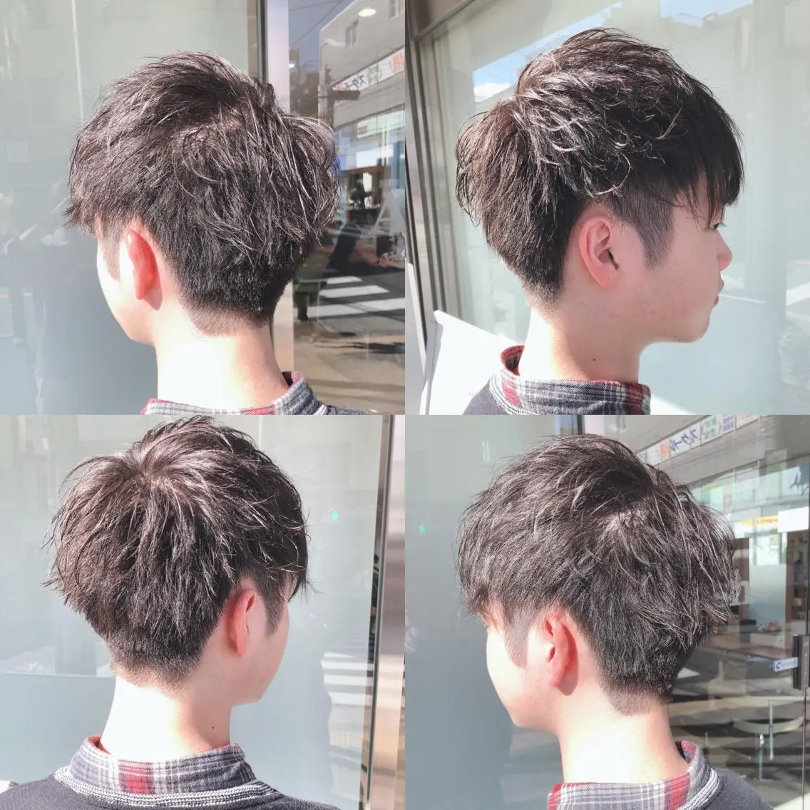 ショート ヘアアレンジ メンズ マッシュ ツーブロック 刈り上げ カット メンズパーマ特化/ メッシュ/薫/店長のヘアスタイル