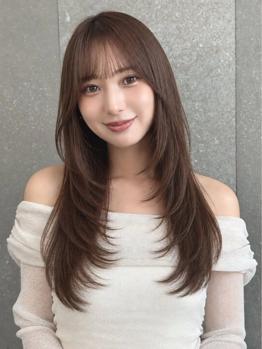 ロング レイヤー 翔のヘアスタイル