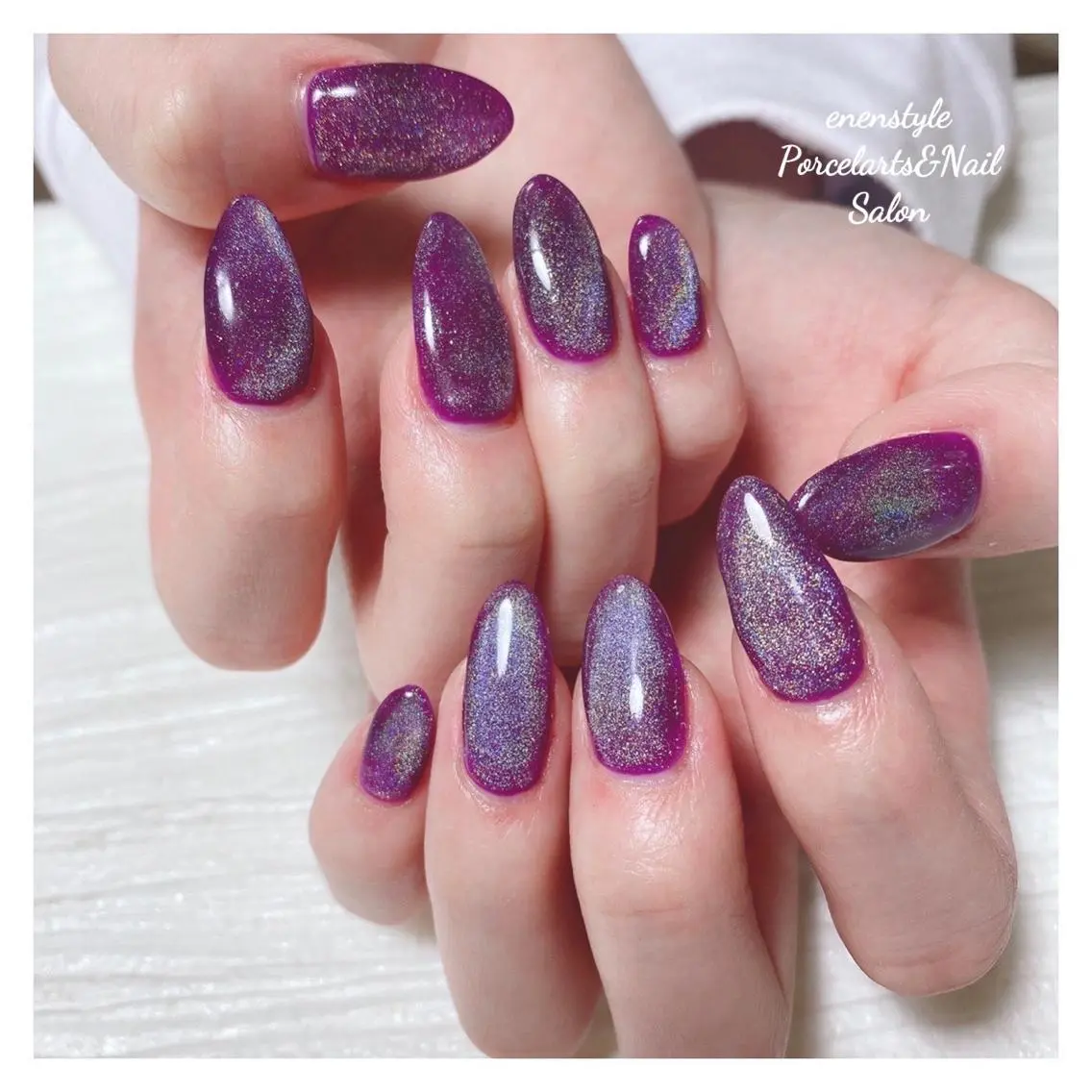 ミディアム ネイル 🐾enen style 🐾のネイルデザイン