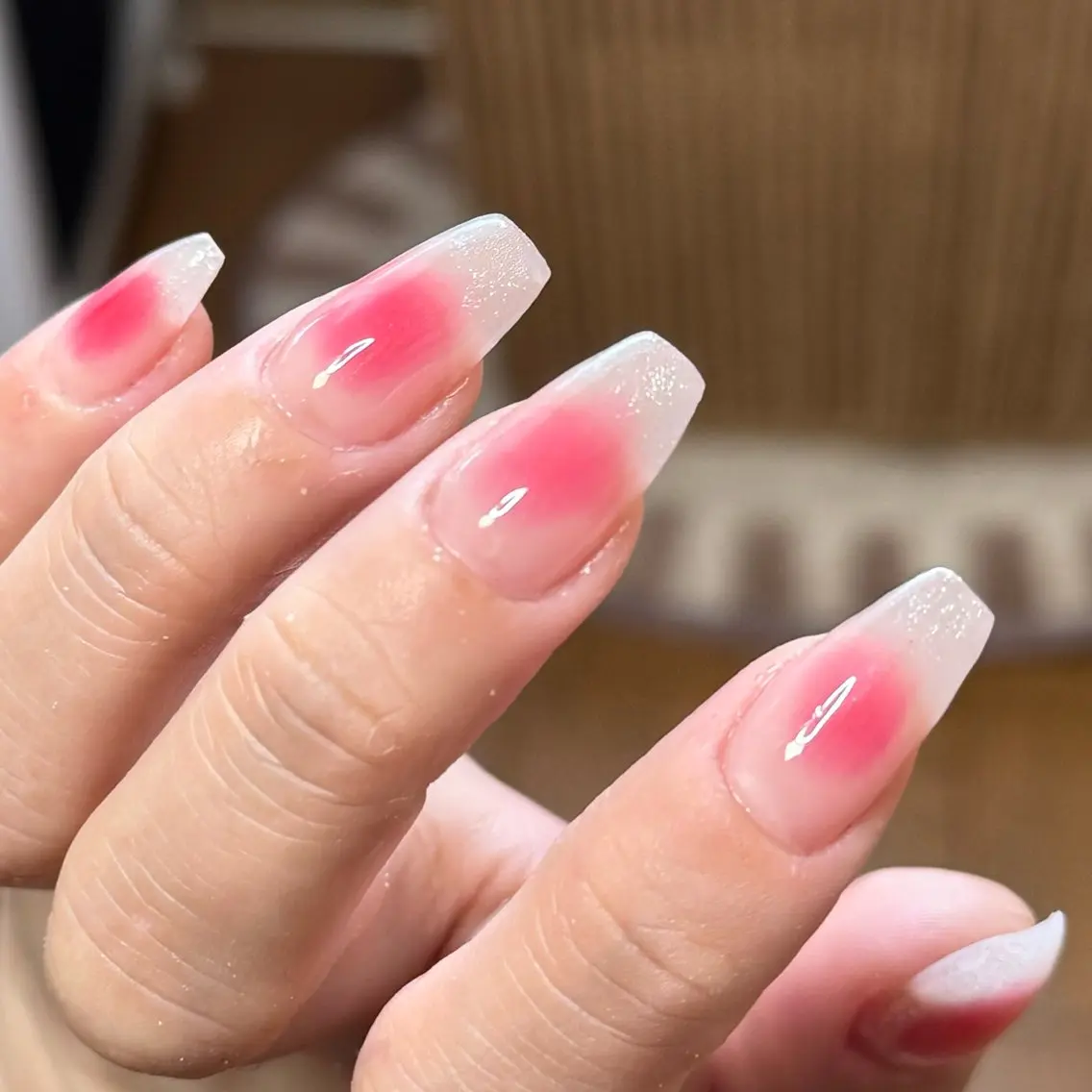 ネイル チークネイル ハンドネイル Lemonail _mkのネイルデザイン