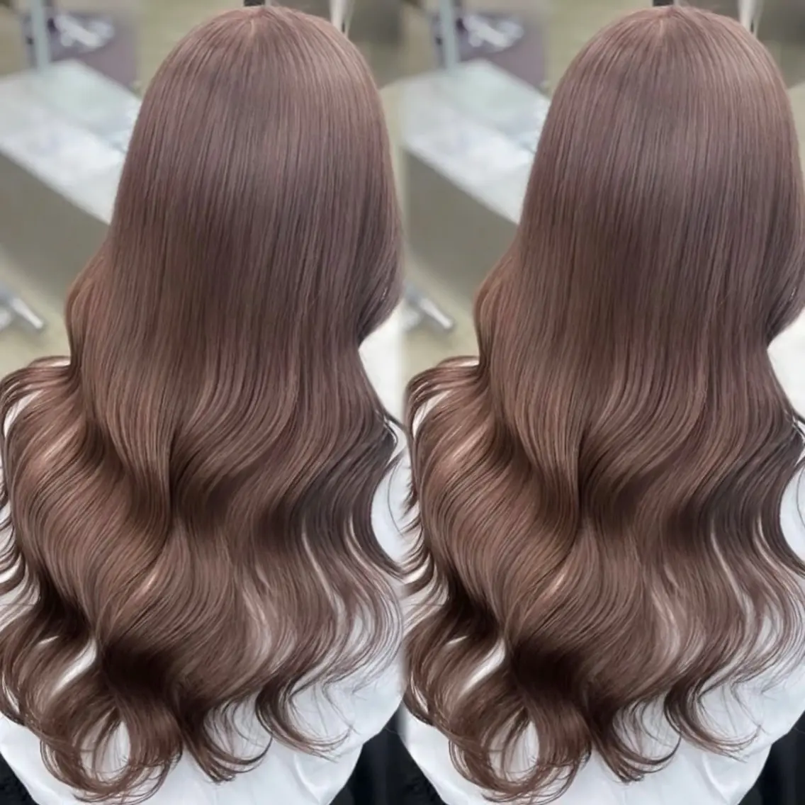 カラー ベージュカラー ラベンダーカラー ヘアカラー PELEmana🎀 ワンホンヘア🕯のヘアスタイル