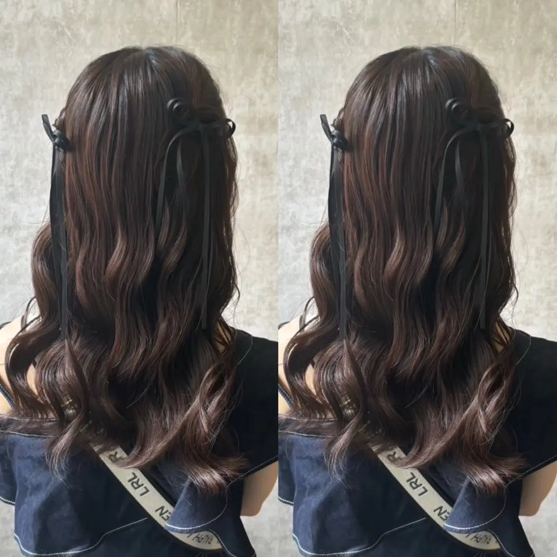 ロング ヘアアレンジ 結婚式・ブライダル ロング 羽エク指名No1✨️ シールエク🌙しぇるのヘアスタイル