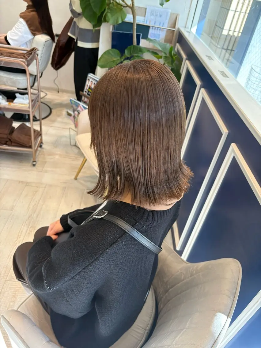 透明感◎ツヤ◎ダメージケア◎イルミナカラー+2STEPトリートメントの写真