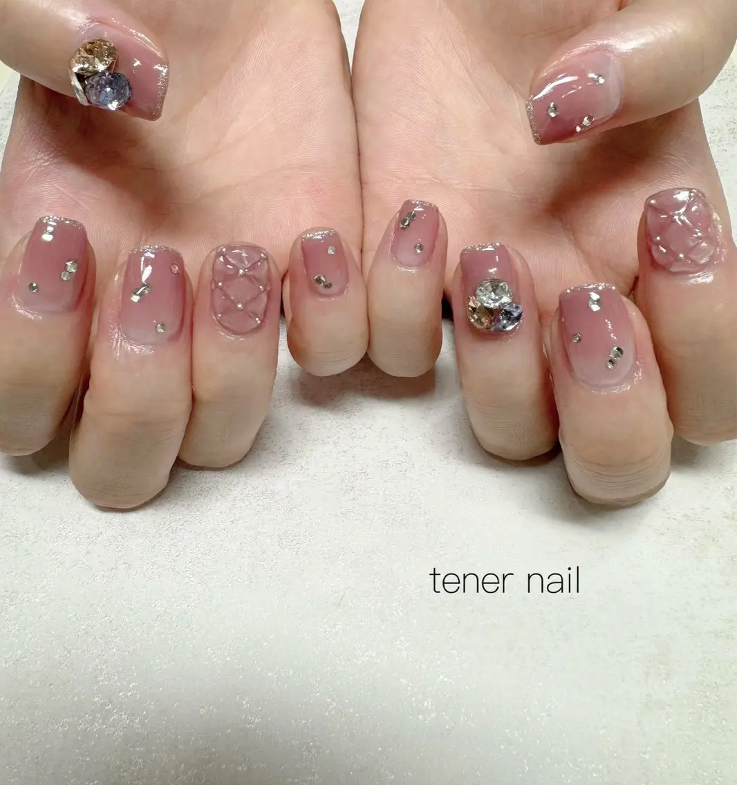 ネイル ワンホンネイル ハンドネイル テネルネイル tener nailのネイルデザイン