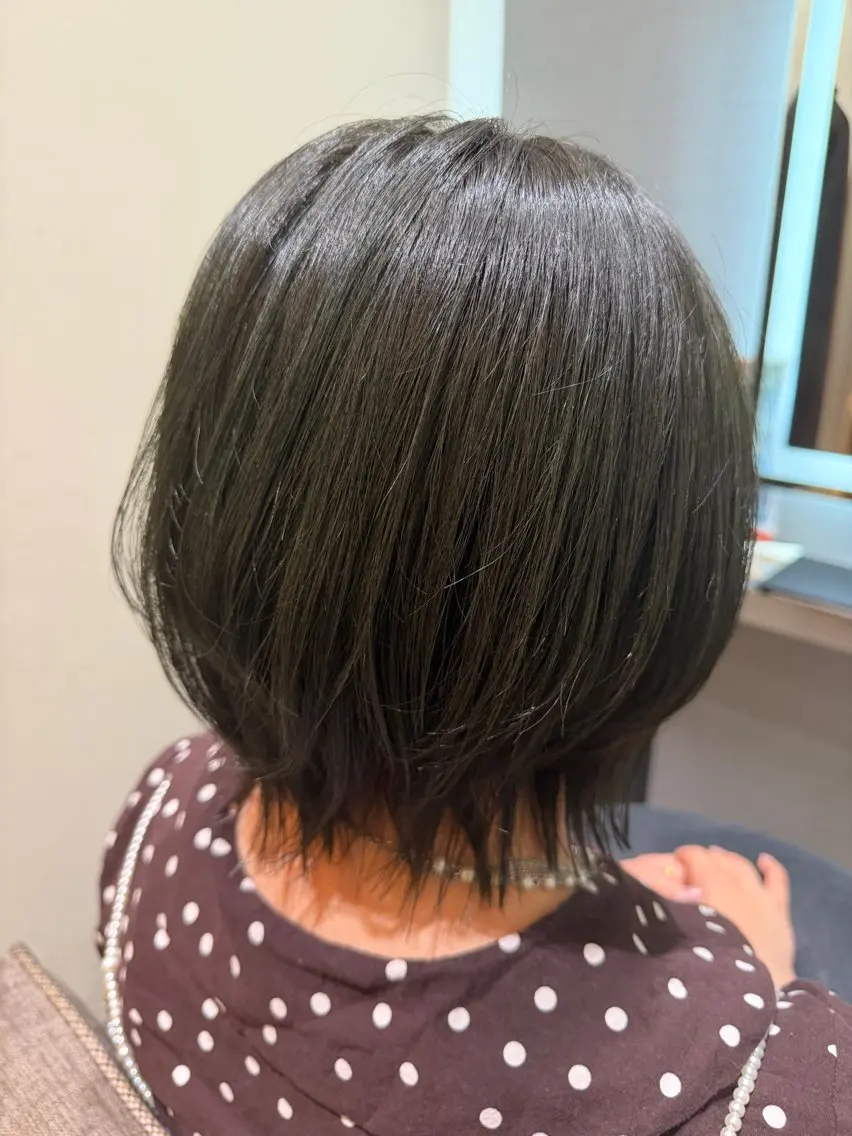 ミディアム ボブレイヤー ボブ レイヤーカット カット ヘアカラー トリートメント 【ツヤ髪/髪質改善】 🌼Minamiのその他イメージ