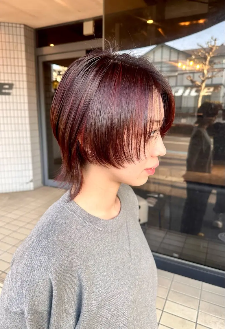 ショート タカツド ユウキのヘアスタイル