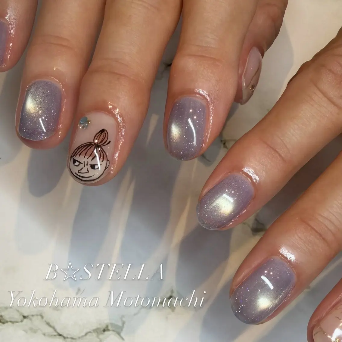 ネイル ハンドネイル B☆STELLA KUWABARAのネイルデザイン
