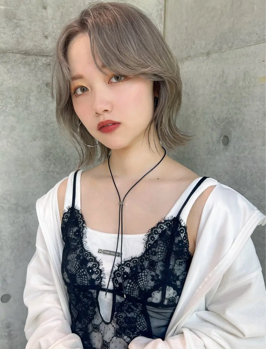 ショート カット ヘアカラー 福岡縮毛矯正✨️ ストレート 向井和輝のヘアスタイル