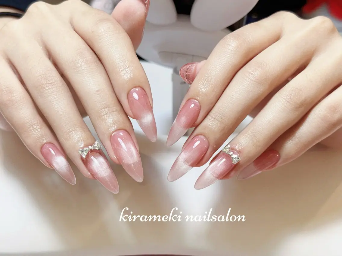 セミロング ハンドネイル kirameki nail salonのネイルデザイン