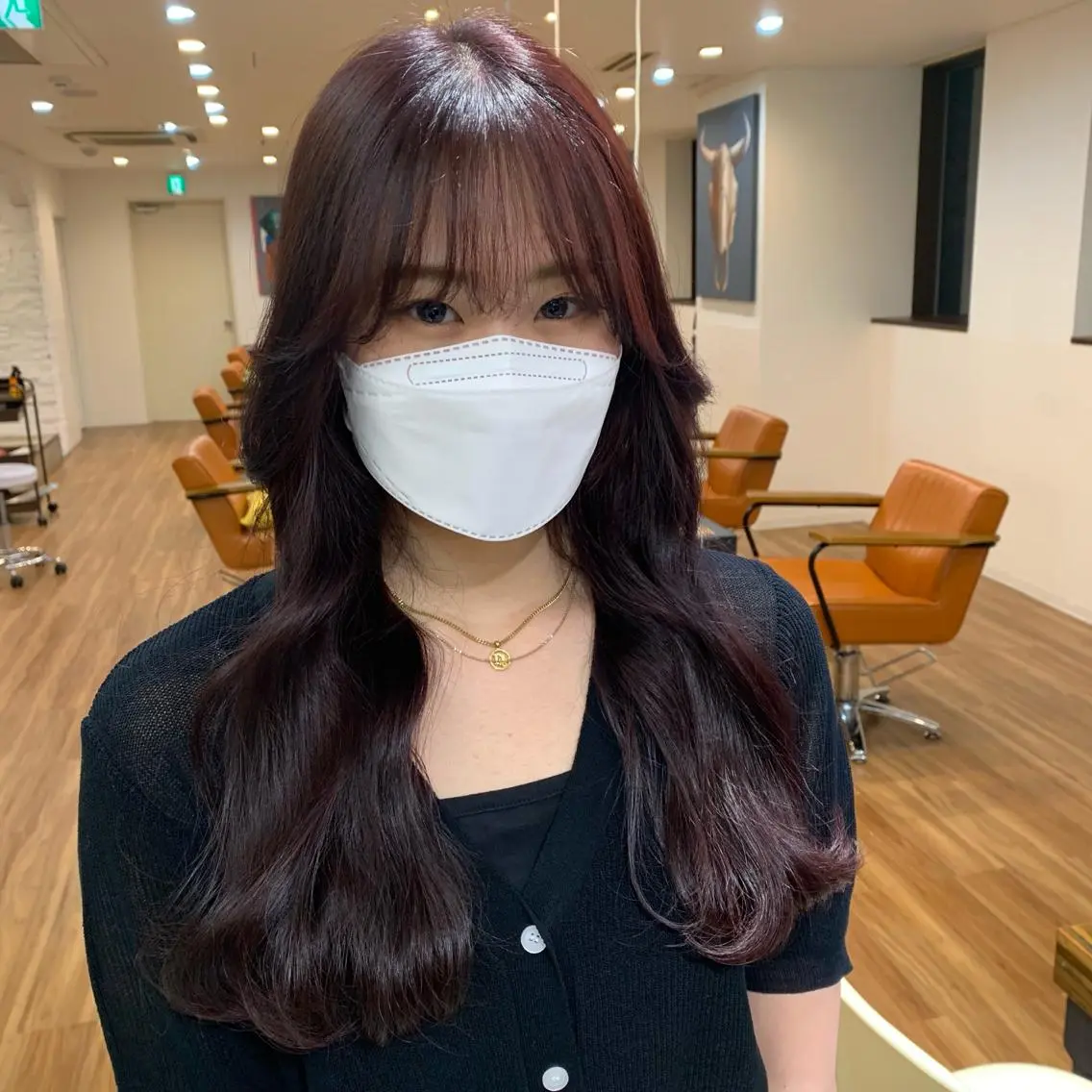 ロング カラー くびれヘア 【韓国風くびれヘア】 joule小木曽輝のヘアスタイル