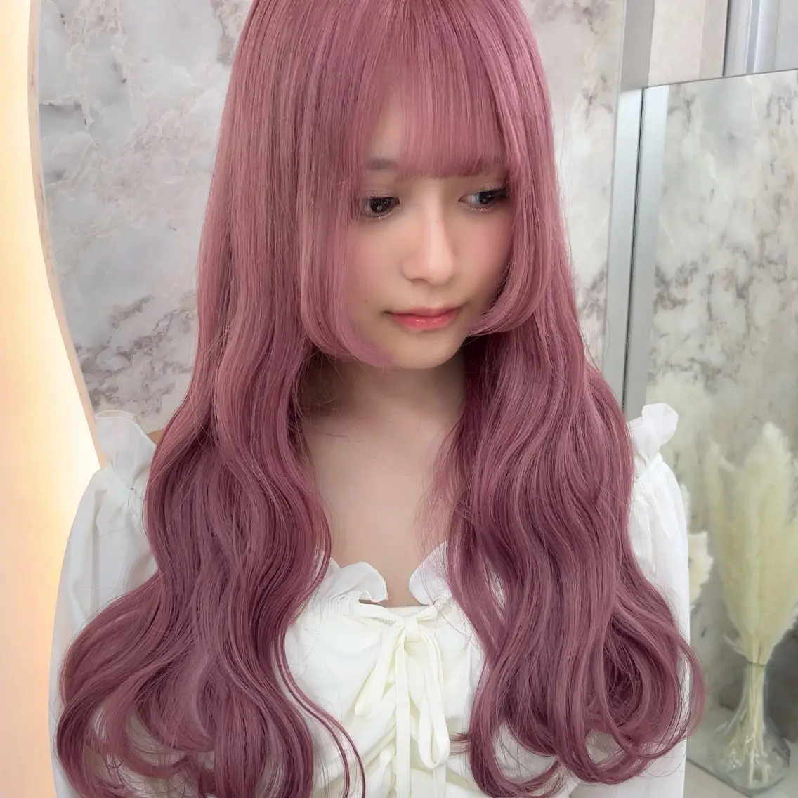 《ご新規様限定価格》⭐️🍒透明感ダブルブリーチカラー🍒⭐️1stepトリートメント付き✨平日限定価格⚠️の写真