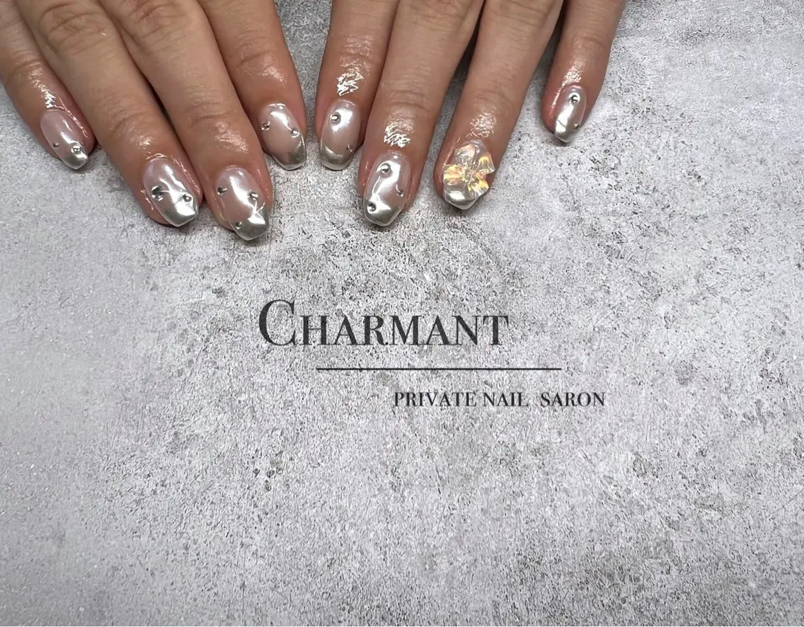 ネイル ハンドネイル Minako 【Charmant】のネイルデザイン