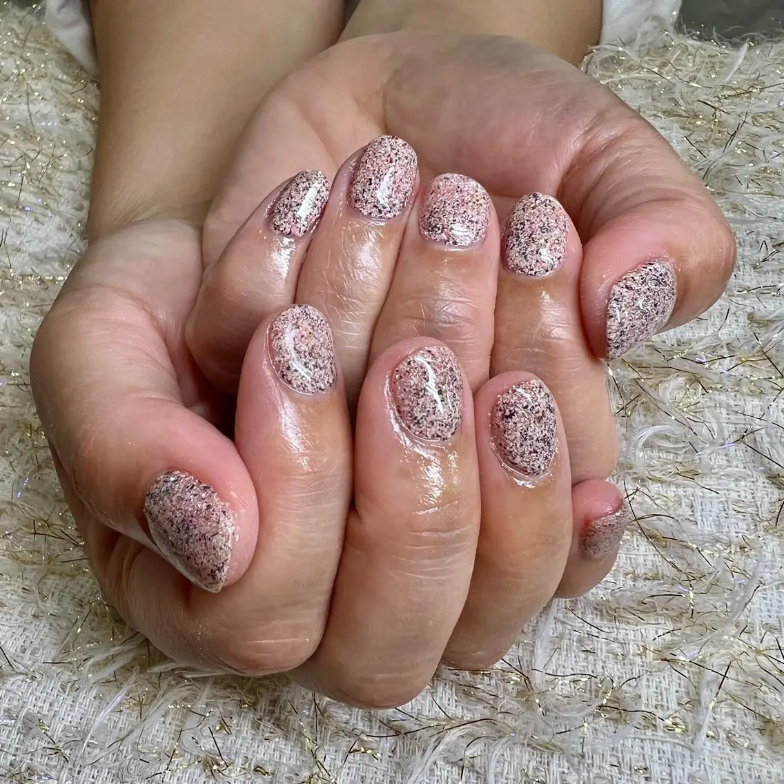 ネイル ワンカラーネイル 新井 風花のネイルデザイン