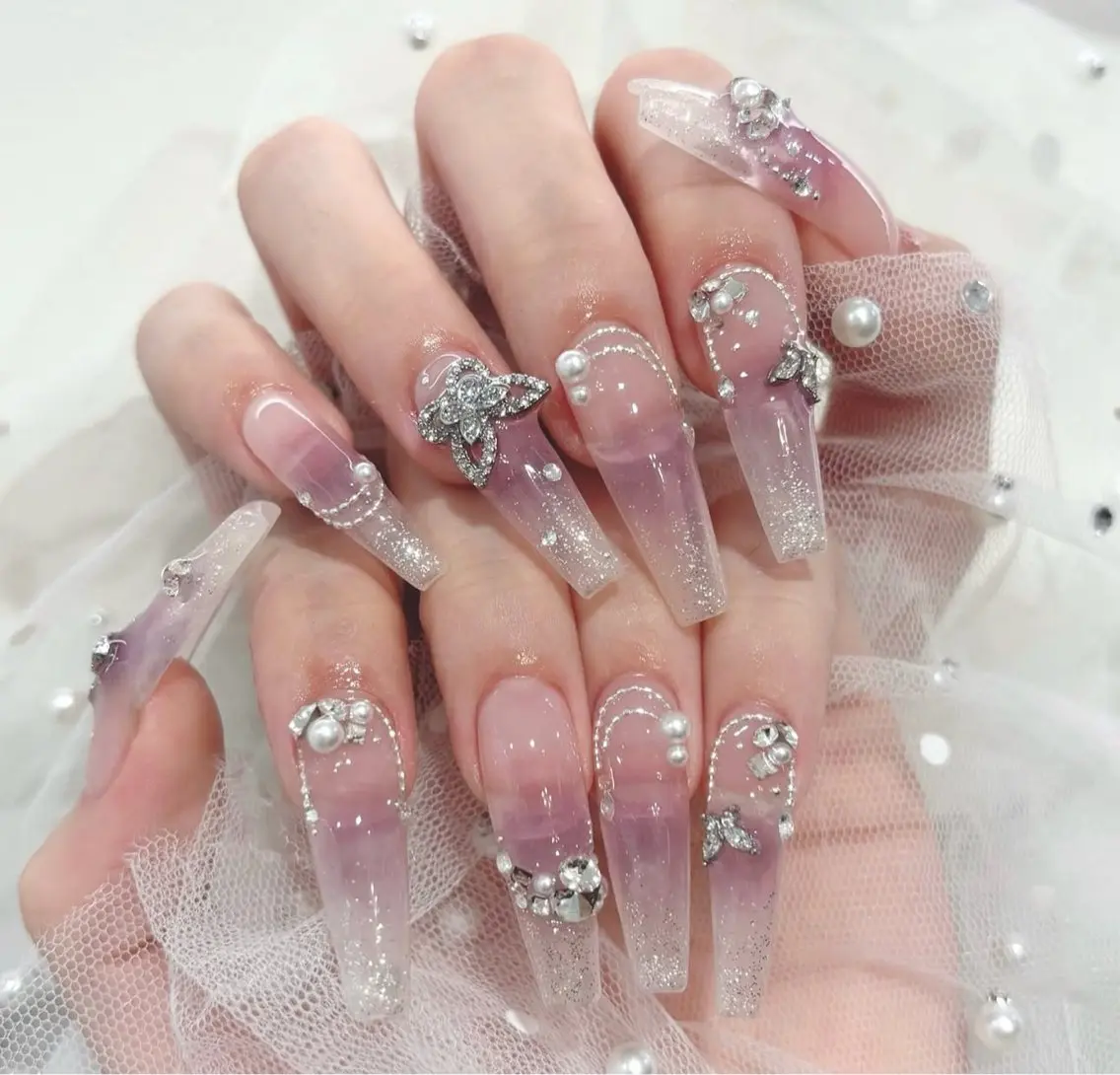 ネイル 長さ出し Mi nailsのネイルデザイン