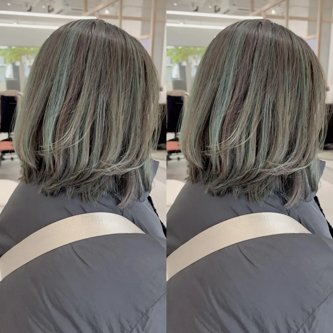 ミディアム sara中谷 哲のヘアスタイル