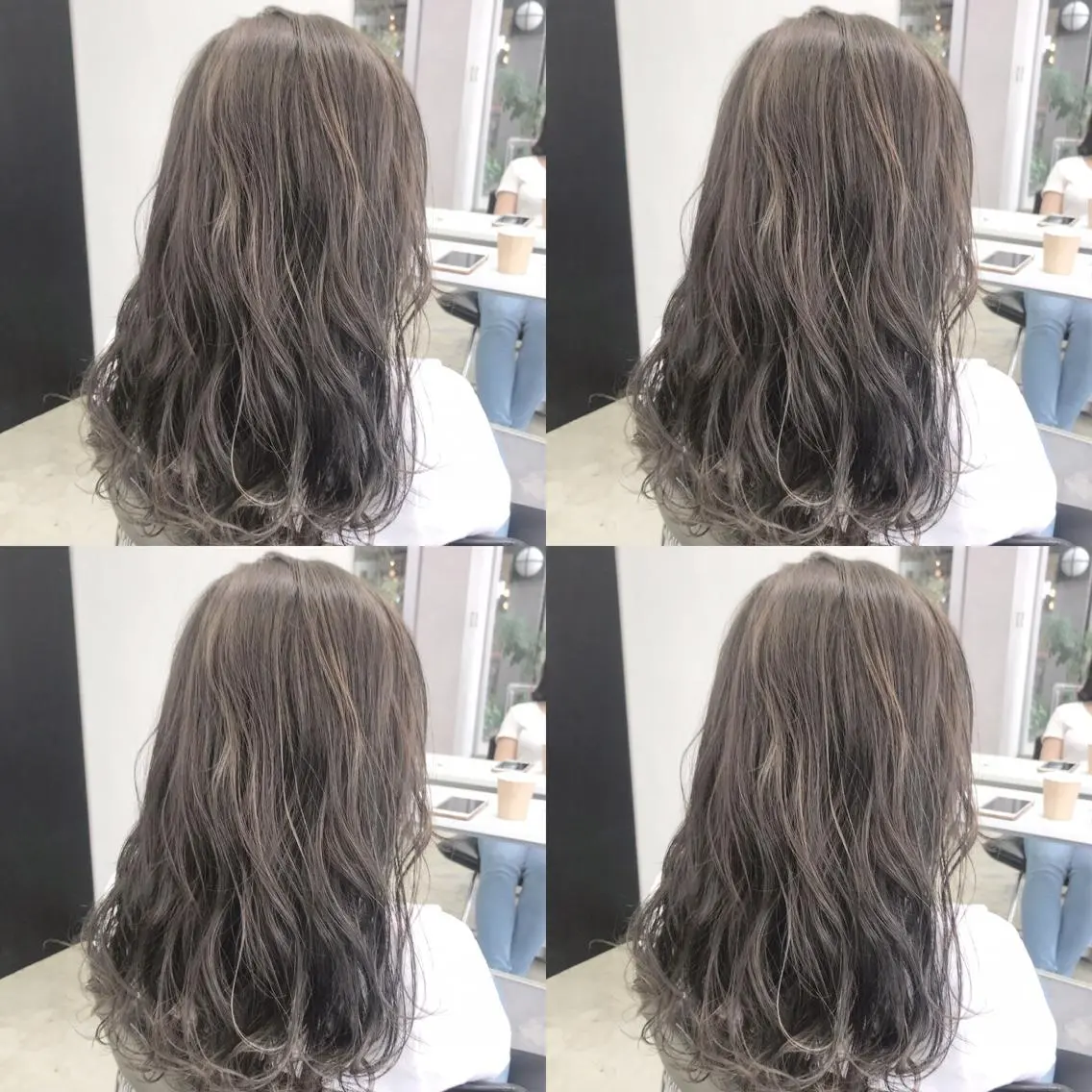 ロング カラー ヘアアレンジ アッシュ 垢抜け案内人 鈴木聖矢✂️のヘアスタイル
