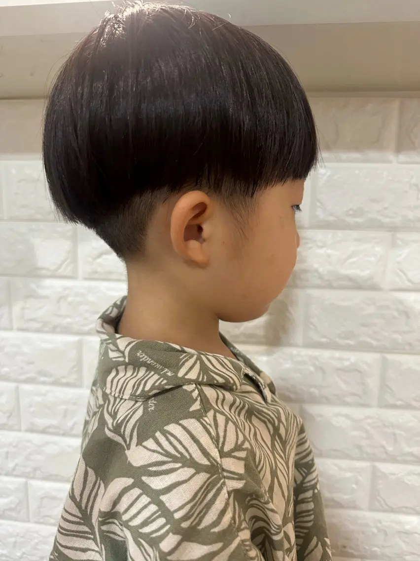 メンズ キッズ 保井 実奈美のヘアスタイル