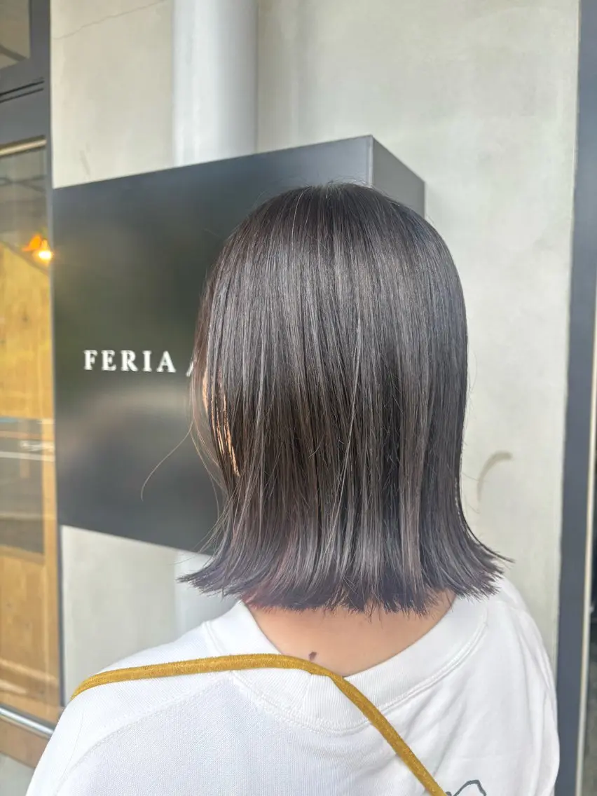 ミディアム カット トリートメント 🌼FERIA 桃山台 えり🌼のヘアスタイル