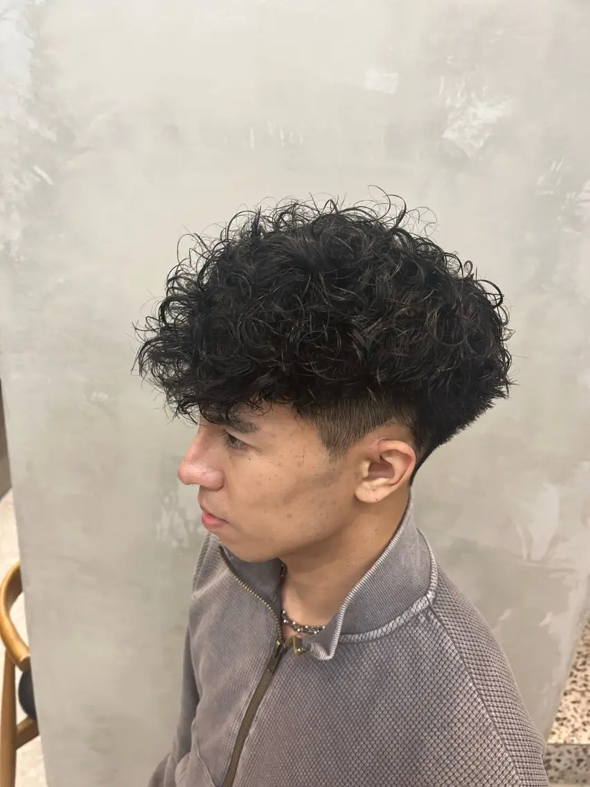 ショート パーマ メンズ カット パーマ 山下和輝/fifth メンズパーマのヘアスタイル