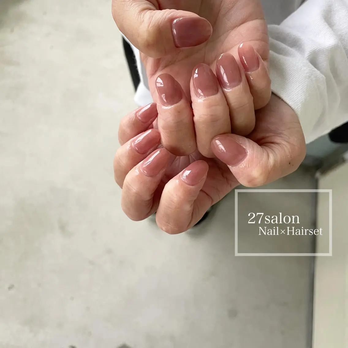 ネイル ピンク 27salon yuinaのネイルデザイン