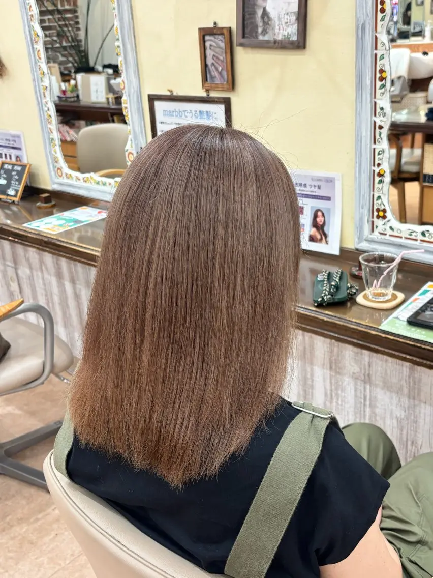 ブリーチリタッチ➕オンカラーの写真
