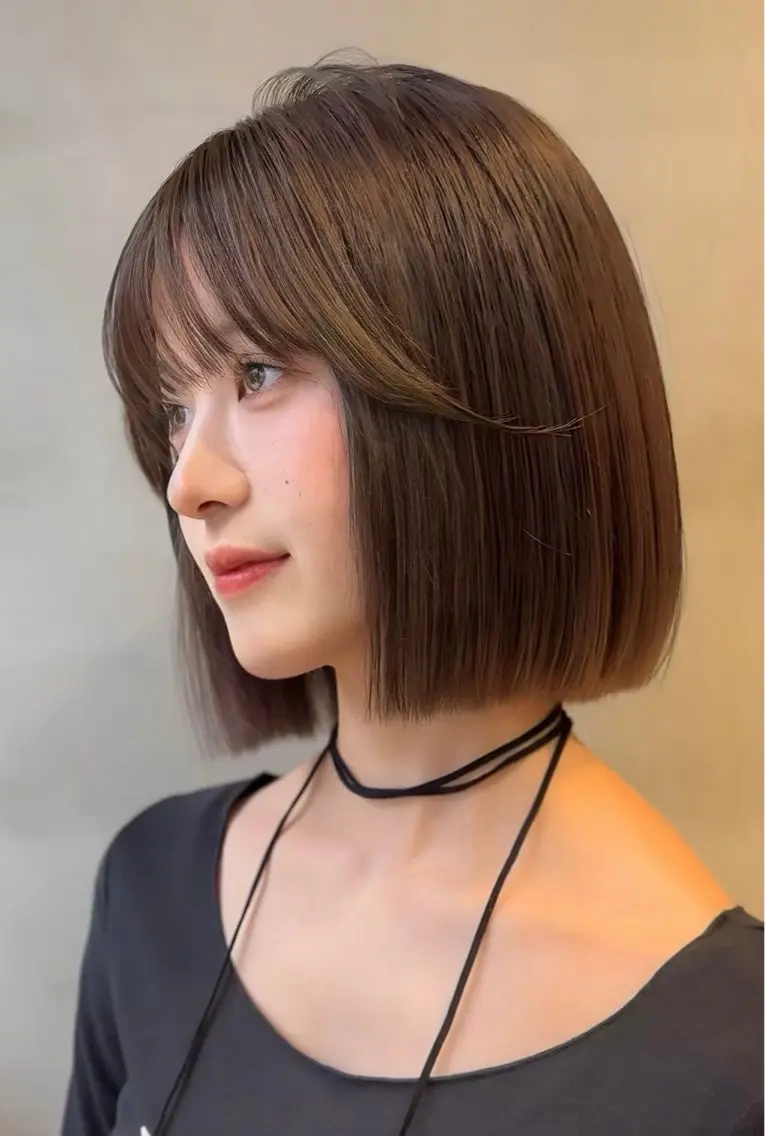 ショート カラー カット ヘアカラー トリートメント 🌟透明感カラー× 小顔カット いっせいのヘアスタイル