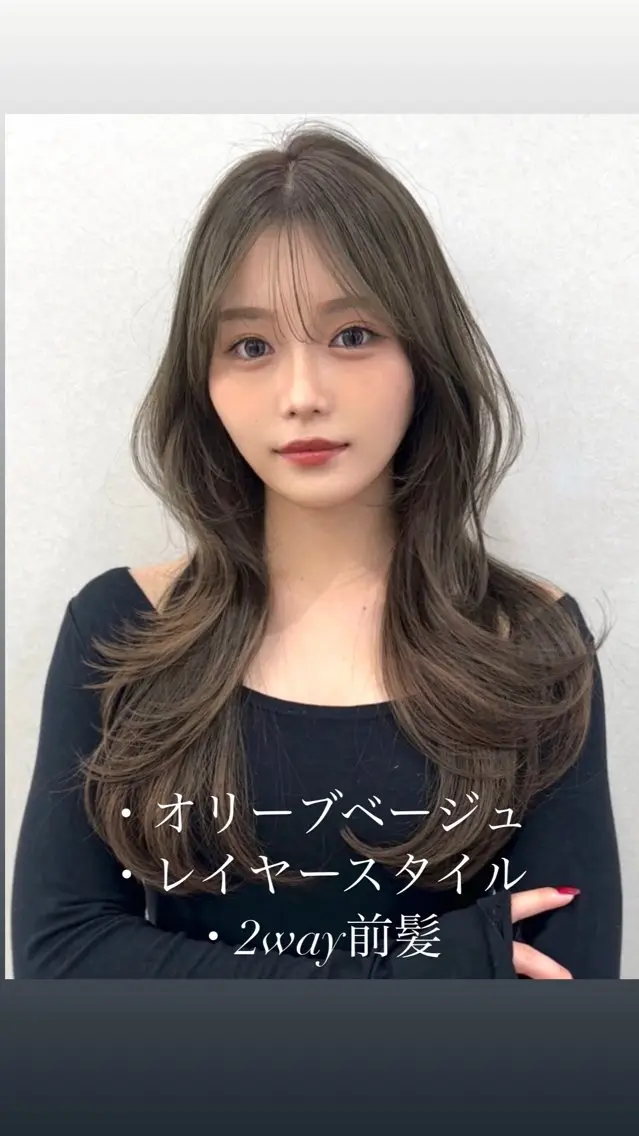 ロング カラー 11万フォロワー 浜田貫太郎✨️のヘアスタイル