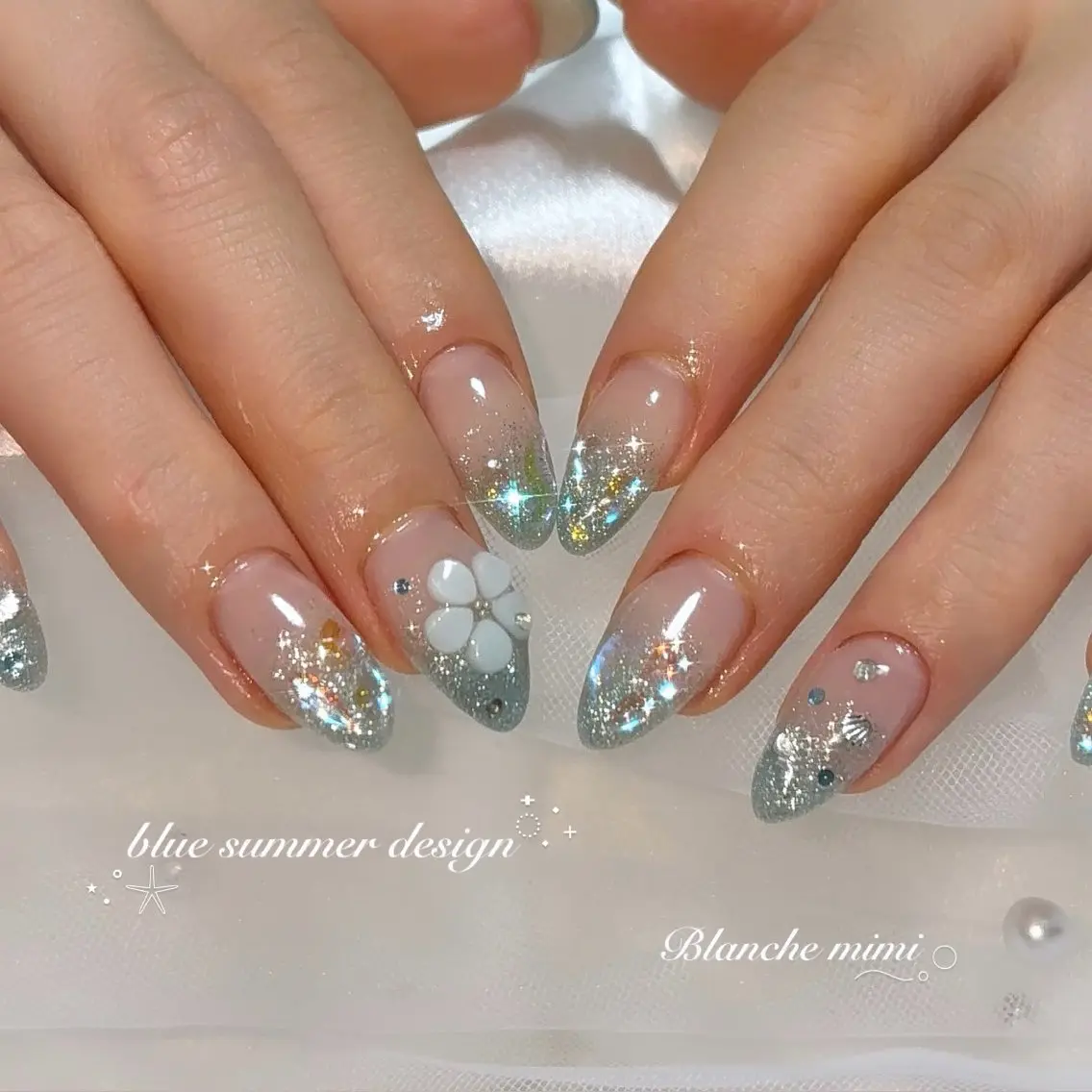 ネイル ハンドネイル Blanche mimi.u_aのネイルデザイン