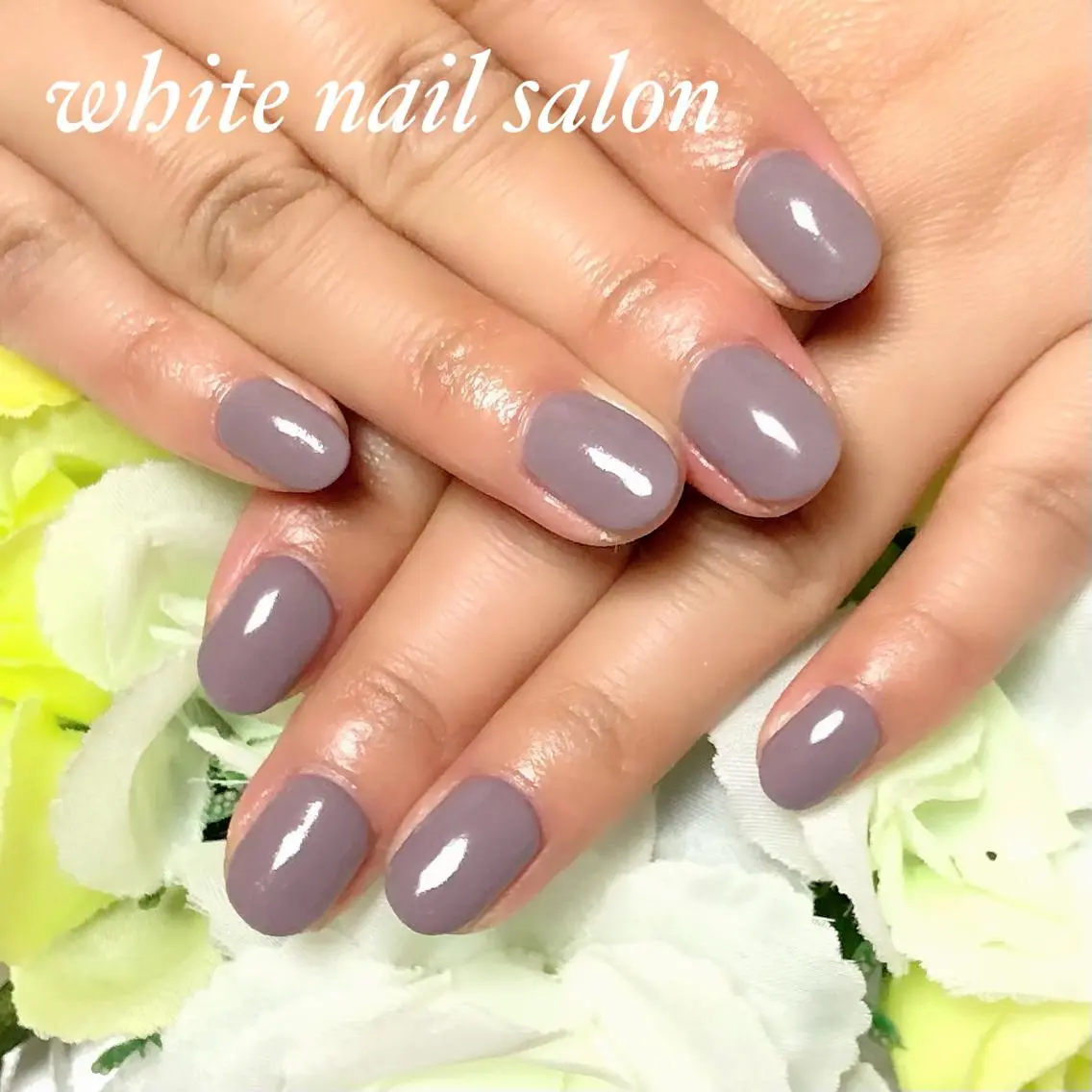 ネイル ジェルネイル ハードジェル 持ち込み ワンカラーネイル ソフトジェル white nail salonのネイルデザイン