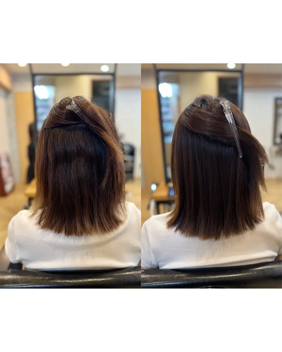 ミディアム 縮毛矯正 《髪質改善矯正特化》 sakiのヘアスタイル