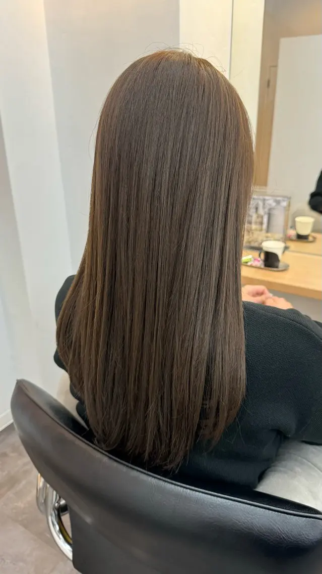 ロング カラー カット ヘアカラー トリートメント WISTERIA P LUS1 ikumiのヘアスタイル