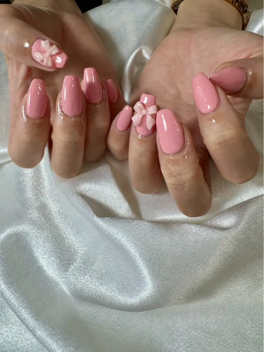 ネイル オーロラネイル 桜ネイル フラワーネイル フットネイル フレンチネイル ハンドネイル mogunail &blowのネイルデザイン
