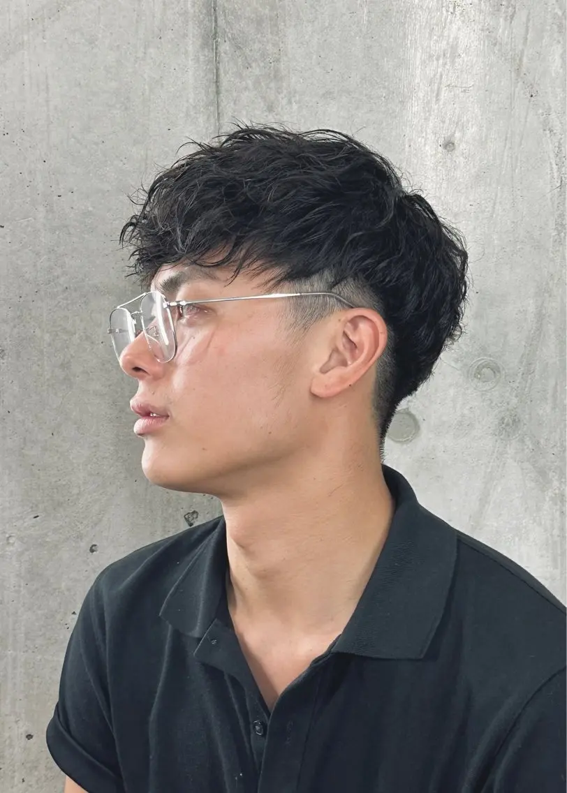 パーマ メンズ 中原 祥太のヘアスタイル