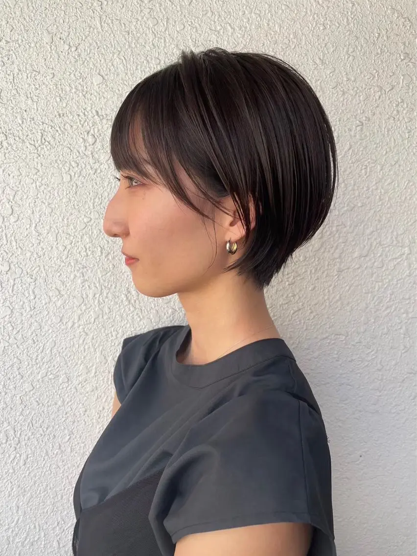 ショート ショートボブ ボブ ショートヘア ショート/ボブ 艶髪カラーTOSHIのヘアスタイル