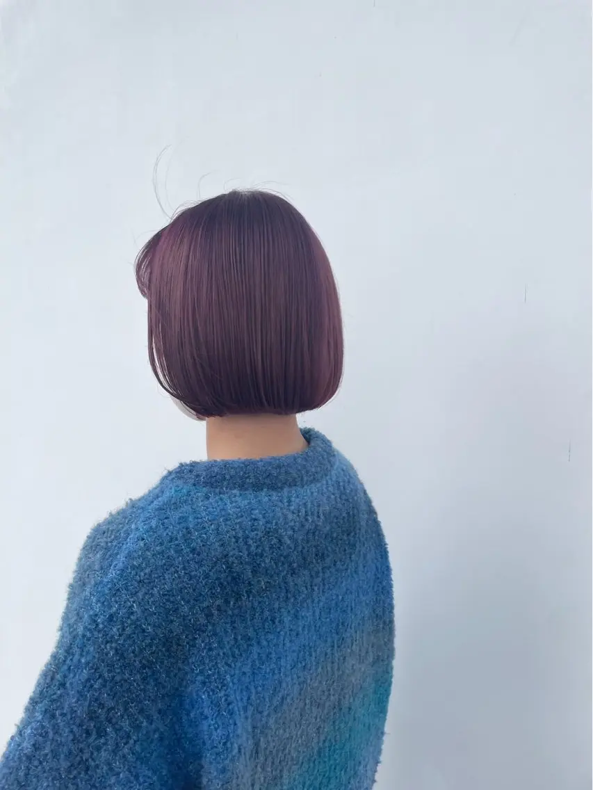 ショート ヘアカラー 岩見 和のヘアスタイル