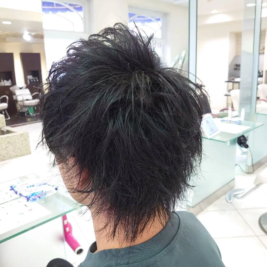 ショート ヘアアレンジ メンズ メンズウルフカット ショートヘア ウルフカット カット ヘアカラー トリートメント ヘッドスパ 🐺デザインウルフ / 一ノ瀬 凌🐺のヘアスタイル