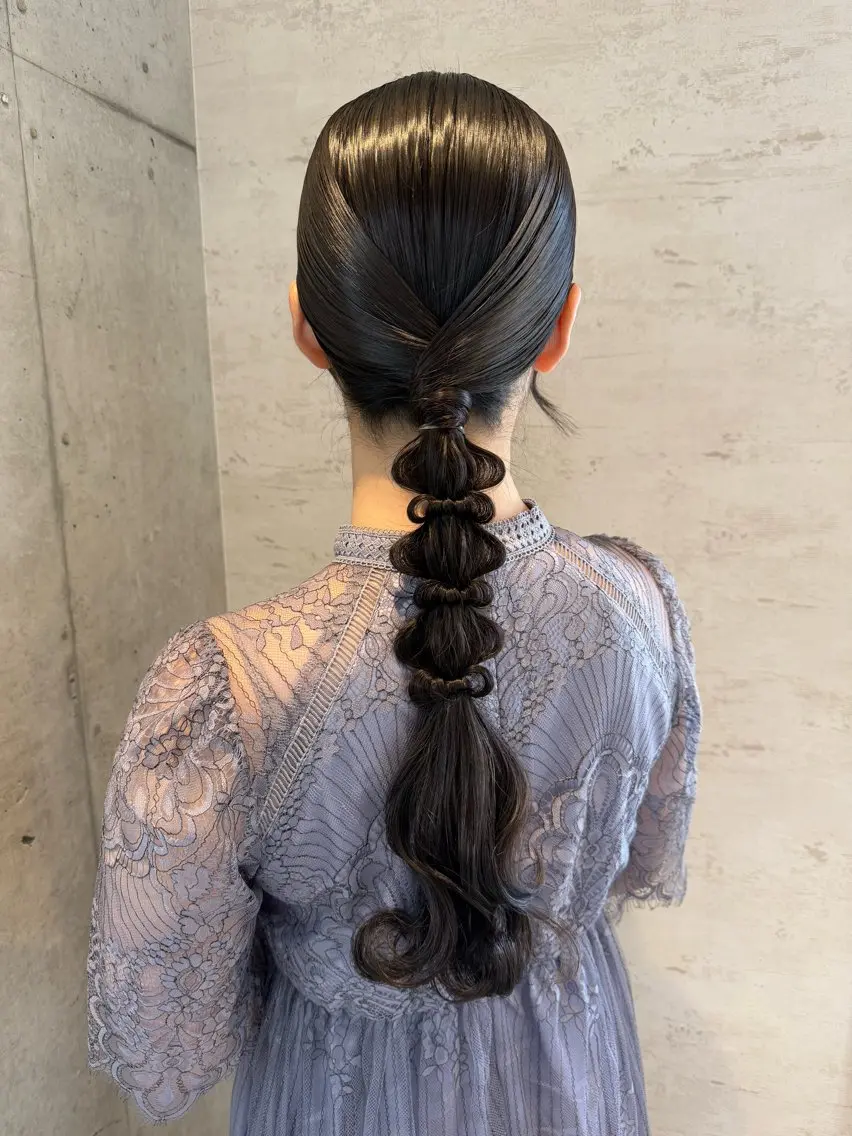 ヘアアレンジ はやしほのか| ヘアセット×カラーのヘアスタイル